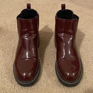 Burgundy Chelsea Boots